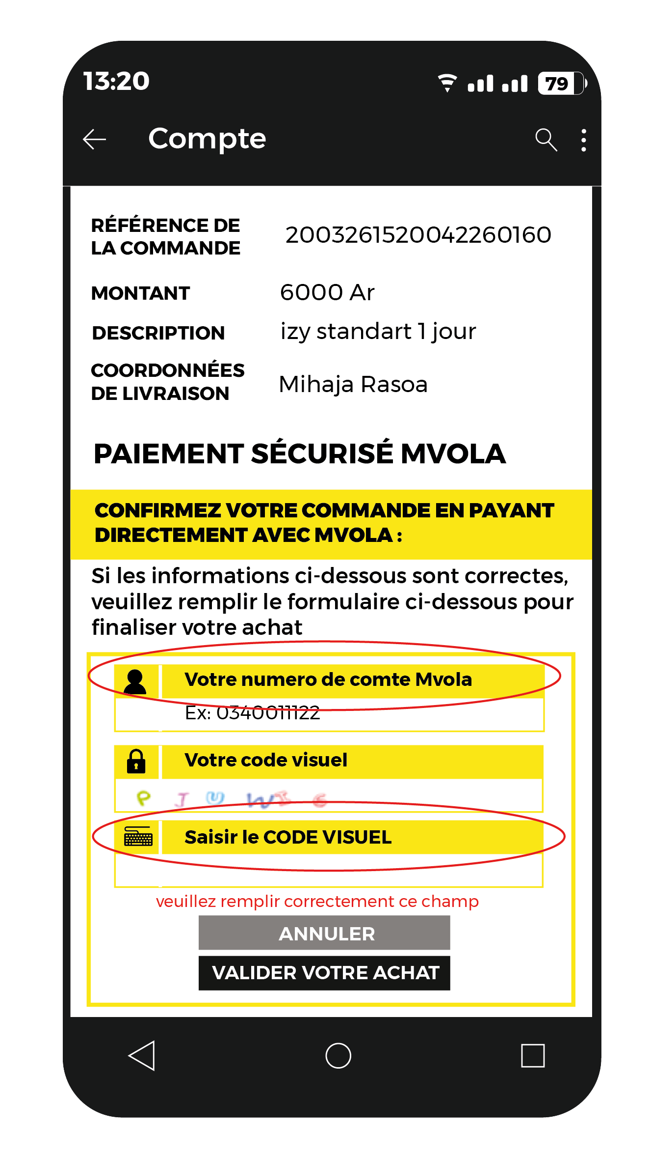 Parcours MVola